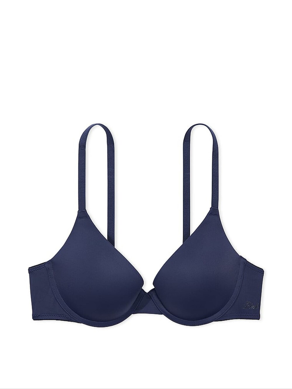 Victoria's Secret Pink Wear Everywhere Push-up Bra NWT Navy Blue 38DDD - Picture 3 of 5